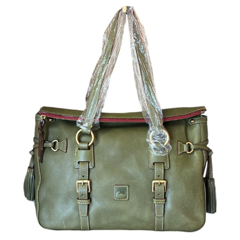Dooney & Bourke NWT Florentine  Double Strap Tassel Satchel MSRP$398